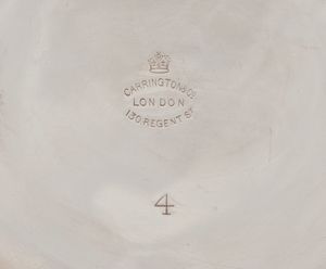 Teiera in argento 925, Londra, 1900, argentiere John Bodman Carrington  - Asta Argenti Antichi e da Collezione - Associazione Nazionale - Case d'Asta italiane
