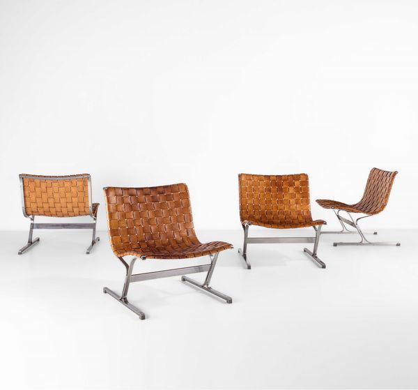 ROSS LITTELL : Quattro poltrone mod. PLR 1  - Asta Design200 - Associazione Nazionale - Case d'Asta italiane
