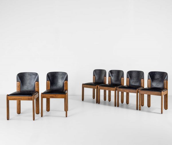 SILVIO COPPOLA : Sei sedie mod. 330  - Asta Design200 - Associazione Nazionale - Case d'Asta italiane