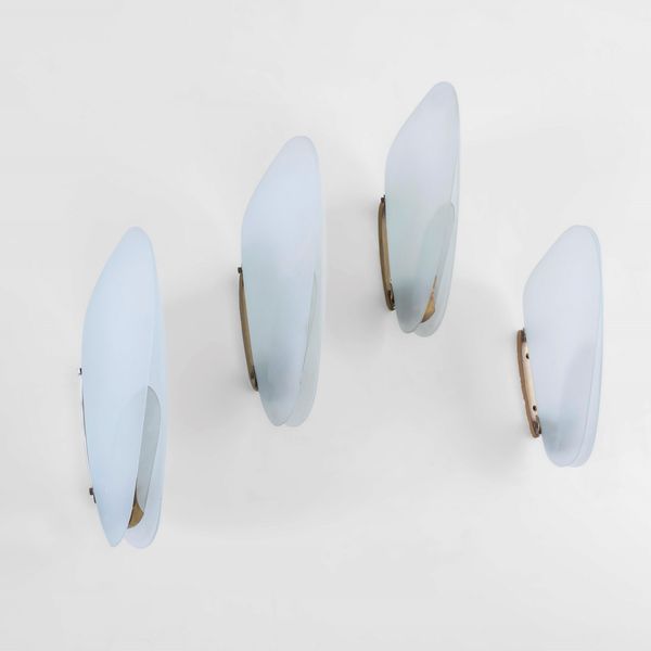 MAX INGRAND : Quattro lampade a parete  - Asta Design200 - Associazione Nazionale - Case d'Asta italiane