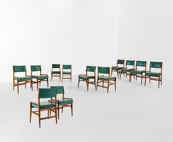 GIO PONTI : Dodici sedie  - Asta Design200 - Associazione Nazionale - Case d'Asta italiane