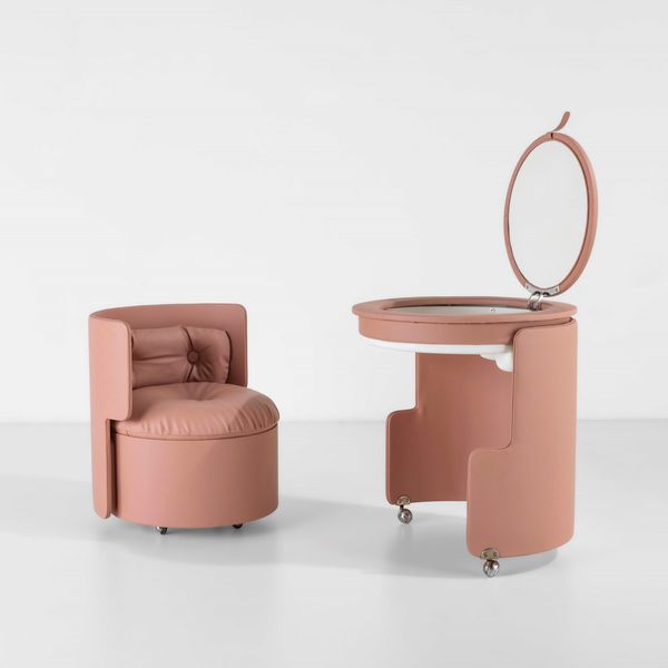 LUIGI MASSONI : Toilette e poltrona mod. Dilly Dally  - Asta Design200 - Associazione Nazionale - Case d'Asta italiane