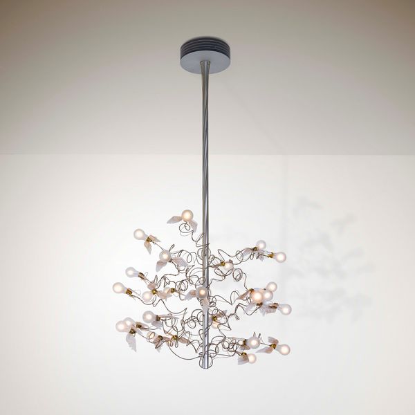 INGO MAURER : Grande lampada a sospensione mod. Birdie  - Asta Design200 - Associazione Nazionale - Case d'Asta italiane