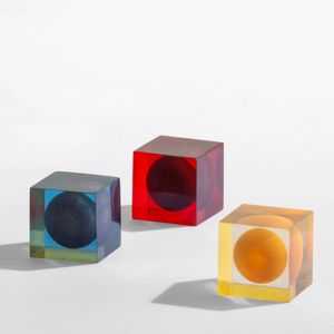 ENZO MARI - Tre Cubi scultura mod. 3018