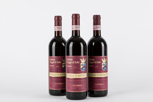 Toscana : Poggio di Sotto Brunello di Montalcino (3 BT)  - Asta Vini e Distillati - Associazione Nazionale - Case d'Asta italiane