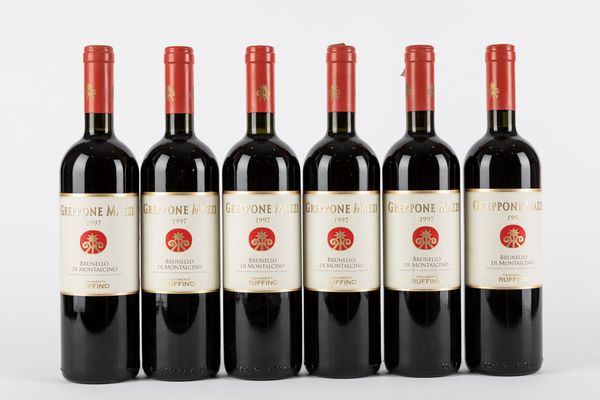 Toscana : Ruffino Greppone Mazzi Brunello di Montalcino (6 BT)  - Asta Vini e Distillati - Associazione Nazionale - Case d'Asta italiane