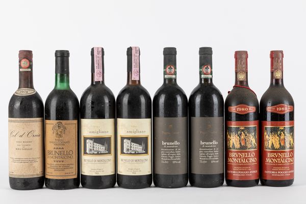 Toscana : Selezione Brunello di Montalcino (8 BT)  - Asta Vini e Distillati - Associazione Nazionale - Case d'Asta italiane