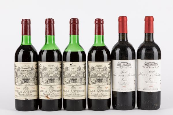 Toscana : Selezione Chianti Marchesi Antinori (6 BT)  - Asta Vini e Distillati - Associazione Nazionale - Case d'Asta italiane