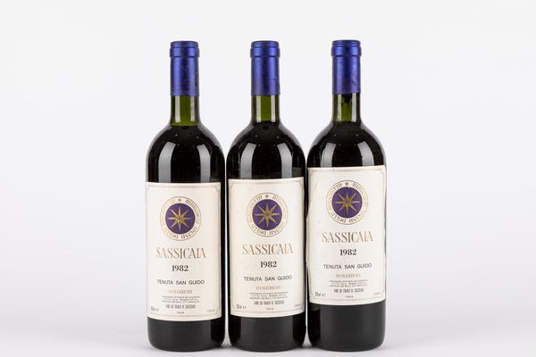 Toscana : Sassicaia (3 BT)  - Asta Vini e Distillati - Associazione Nazionale - Case d'Asta italiane