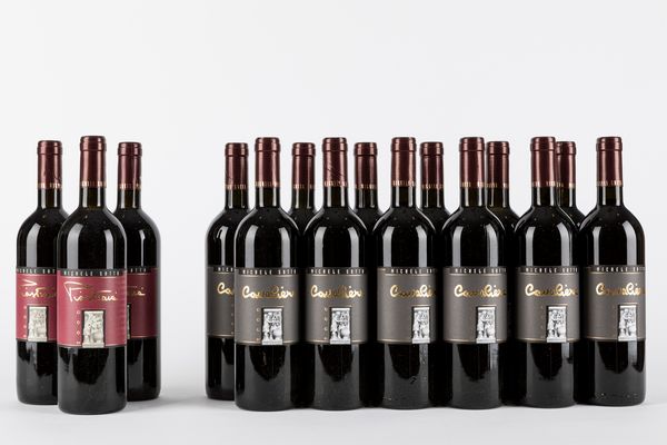 Toscana : Michele Satta: Cavaliere e Piastraia (15 BT)  - Asta Vini e Distillati - Associazione Nazionale - Case d'Asta italiane