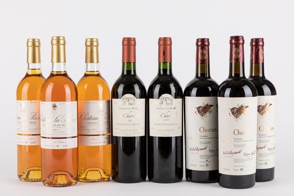 FRANCIA : Selezione Francia (8 BT)  - Asta Vini e Distillati - Associazione Nazionale - Case d'Asta italiane