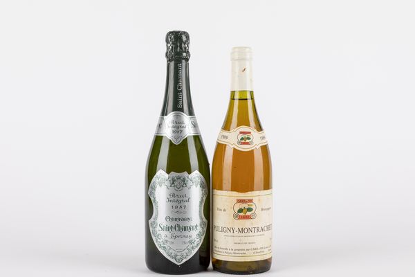 FRANCIA : Champagne e Puligny Montrachet (2 BT)  - Asta Vini e Distillati - Associazione Nazionale - Case d'Asta italiane