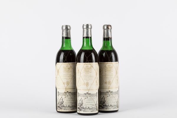 Spagna : Marques de Riscal Rioja (3 BT)  - Asta Vini e Distillati - Associazione Nazionale - Case d'Asta italiane