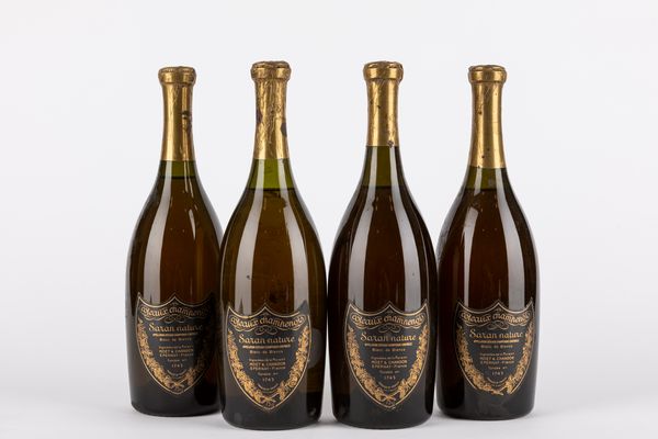 FRANCIA : Moet & Chandon Saran Nature Coteaux Champenois Blanc de Blancs (4 BT)  - Asta Vini e Distillati - Associazione Nazionale - Case d'Asta italiane