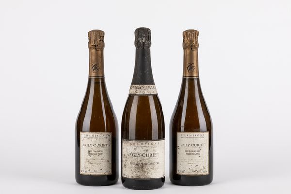 FRANCIA : Egly Ouriet Millesime e Blanc de Noirs Grand Cru (3 BT)  - Asta Vini e Distillati - Associazione Nazionale - Case d'Asta italiane