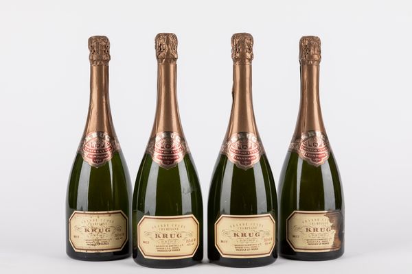 FRANCIA : Krug Grande Cuvee (4 BT)  - Asta Vini e Distillati - Associazione Nazionale - Case d'Asta italiane
