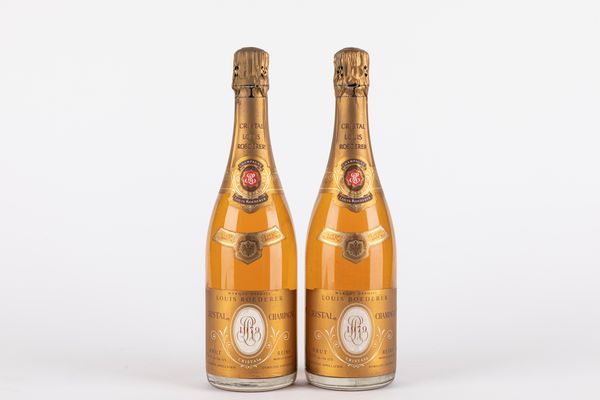 FRANCIA : Louis Roederer Cristal (2 BT)  - Asta Vini e Distillati - Associazione Nazionale - Case d'Asta italiane