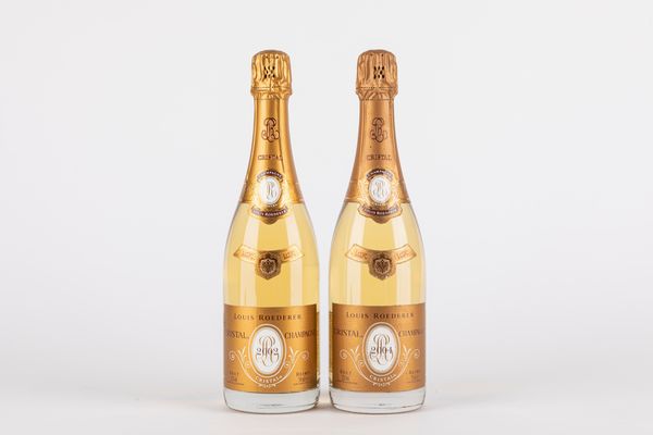 FRANCIA : Louis Roederer Cristal 2002-2004 (2 BT)  - Asta Vini e Distillati - Associazione Nazionale - Case d'Asta italiane