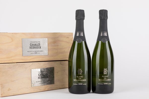 FRANCIA : Charles Heidsieck Blanc des Millenaires (2 BT)  - Asta Vini e Distillati - Associazione Nazionale - Case d'Asta italiane