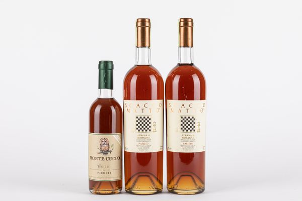 Albana di Romagna e Picolit (3 BT)  - Asta Vini e Distillati - Associazione Nazionale - Case d'Asta italiane