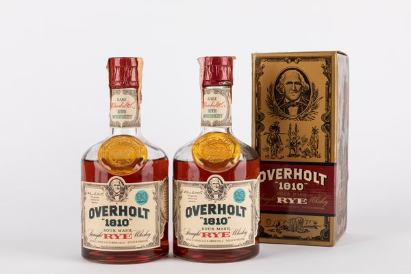 USA : Overholt 1810 Straight Sour Mash Rye Whiskey (2 BT)  - Asta Vini e Distillati - Associazione Nazionale - Case d'Asta italiane