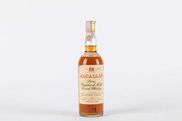 Scozia : Macallan 1957 (Red Label)  - Asta Vini e Distillati - Associazione Nazionale - Case d'Asta italiane