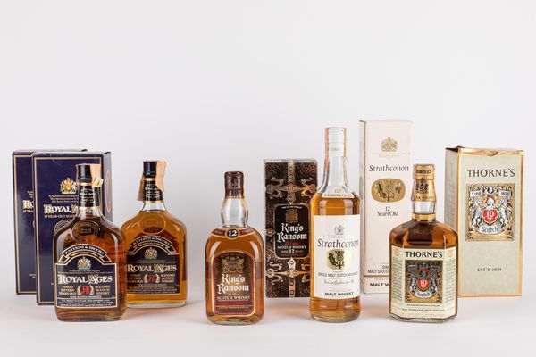 Scozia : Selezione Whisky 70s-80s (5 BT)  - Asta Vini e Distillati - Associazione Nazionale - Case d'Asta italiane