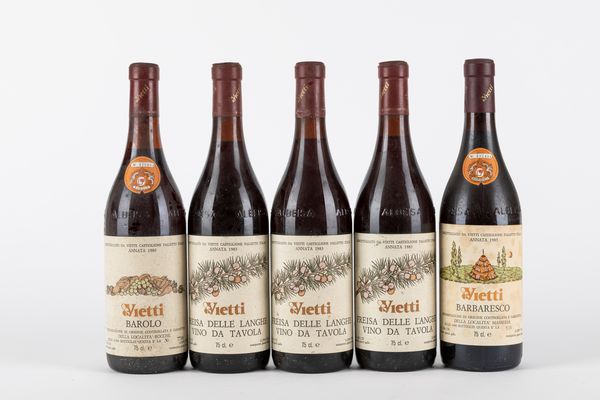 Piemonte : Selezione Vietti (5 BT)  - Asta Vini e Distillati - Associazione Nazionale - Case d'Asta italiane