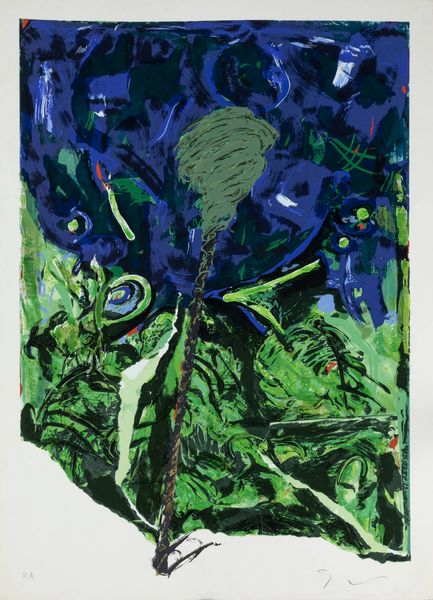 MARIO SCHIFANO Homs (Libia) 1934 - 1998 Roma : Ventoso  - Asta Grafica - Associazione Nazionale - Case d'Asta italiane