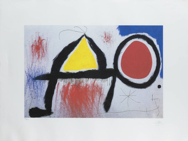 JOAN MIRO' Barcellona (Spagna) 1893 - 1983 Palma (Spagna) : Senza titolo  - Asta Grafica - Associazione Nazionale - Case d'Asta italiane
