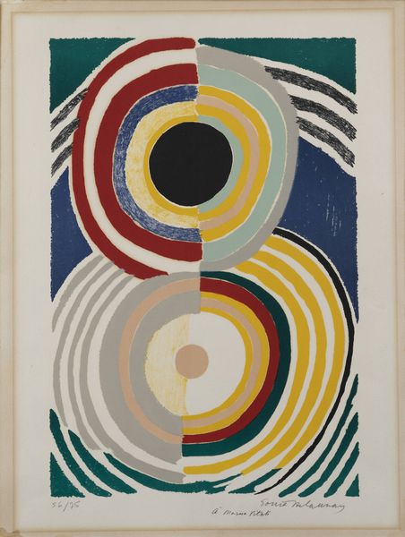 SONIA DELAUNAY Ucraina 1885 - 1979 Parigi : Senza titolo  - Asta Grafica - Associazione Nazionale - Case d'Asta italiane
