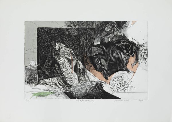 GIACOMO SOFFIANTINO Torino 1929 - 2013 : Sottobosco 1990  - Asta Grafica - Associazione Nazionale - Case d'Asta italiane