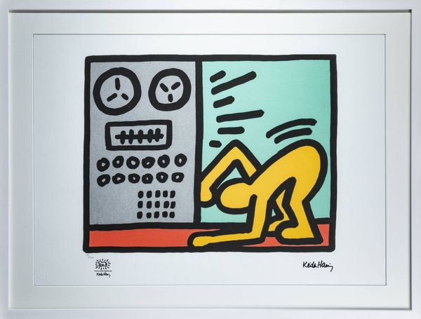 KEITH HARING Reading (USA) 1958 1990 New York (USA) : Senza titolo  - Asta Grafica - Associazione Nazionale - Case d'Asta italiane