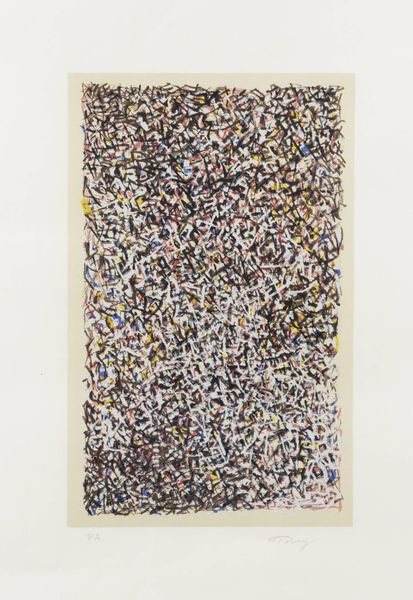 MARK TOBEY Centerville (USA) 1890 - 1976 Basel (Svizzera) : Stained glass 1974  - Asta Grafica - Associazione Nazionale - Case d'Asta italiane