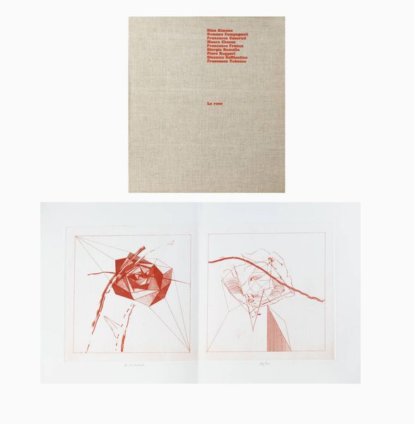 AUTORI VARI : La rosa 1975  - Asta Grafica - Associazione Nazionale - Case d'Asta italiane