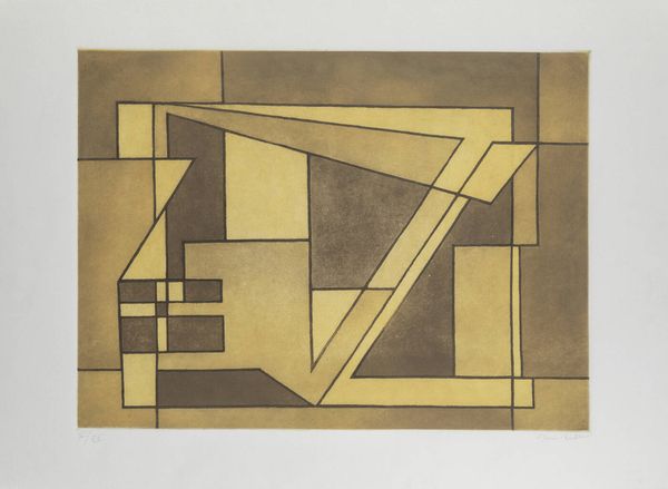 MARIO RADICE Como 1900 - 1987 Milano : Composizione geometrica  - Asta Grafica - Associazione Nazionale - Case d'Asta italiane