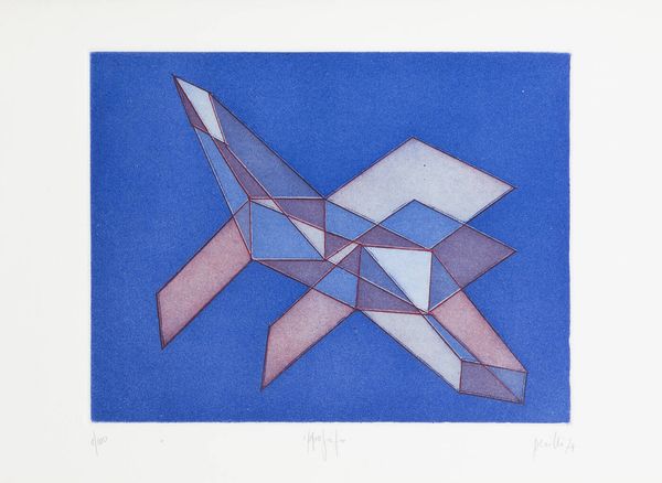 ACHILLE PERILLI Roma 1927 - 2021 Orvieto (TR) : Ippogrifo 1974  - Asta Grafica - Associazione Nazionale - Case d'Asta italiane