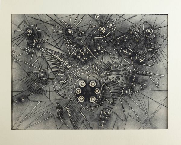 UMBERTO MASTROIANNI Fontana Liri (FR) 1910 - 1998 Marino (Roma) : Esplosione  - Asta Grafica - Associazione Nazionale - Case d'Asta italiane