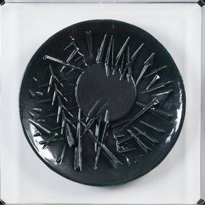 ARNALDO POMODORO Morciano di Romagna (FO) 1926 - Piatto Rotondo 2003