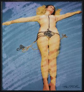 MIMMO ROTELLA Catanzaro 1918 - 2006 Milano - Nuda distesa 1973