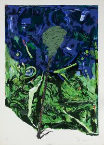 MARIO SCHIFANO Homs (Libia) 1934 - 1998 Roma - Ventoso