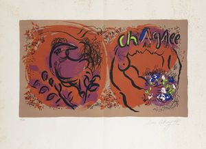 MARC CHAGALL Vitebsk (Russia) 1887 - 1985 Saint-Paul de Vence (Costa Azzurra) - Figure