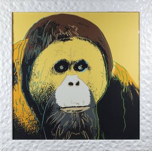 ANDY WARHOL Pittsburgh (USA) 1927 - 1987 New York (USA) - Orangutan  from Endangered Species