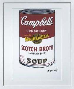 ANDY WARHOL Pittsburgh (USA) 1927 - 1987 New York (USA) - Campbell's condensed - One of Manhandlers - Scotch Broth Soup
