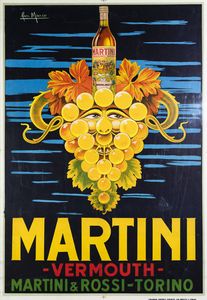 MANIFESTO - Martini - Vermouth - Martini & Rossi - Torino