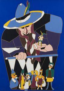 UGO NESPOLO Mosso Santa Maria (VC) 1941 - Marionettista