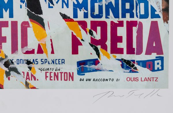 MIMMO ROTELLA : La magnifica preda  - Asta Prints and Multiples - Associazione Nazionale - Case d'Asta italiane