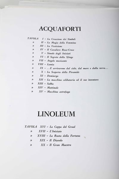 Arturo Carmassi : La leggenda dei simboli  - Asta Prints and Multiples - Associazione Nazionale - Case d'Asta italiane