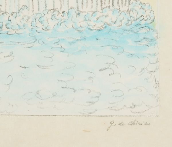 Giorgio de Chirico : La pioggia nel deserto  - Asta Prints and Multiples - Associazione Nazionale - Case d'Asta italiane