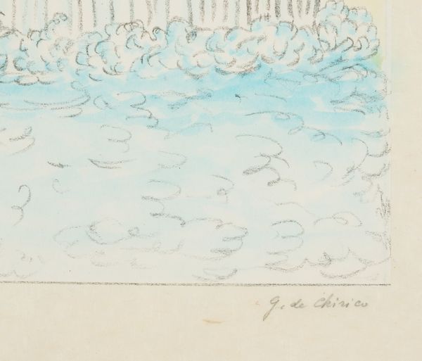 Giorgio de Chirico : La pioggia nel deserto  - Asta Prints and Multiples - Associazione Nazionale - Case d'Asta italiane